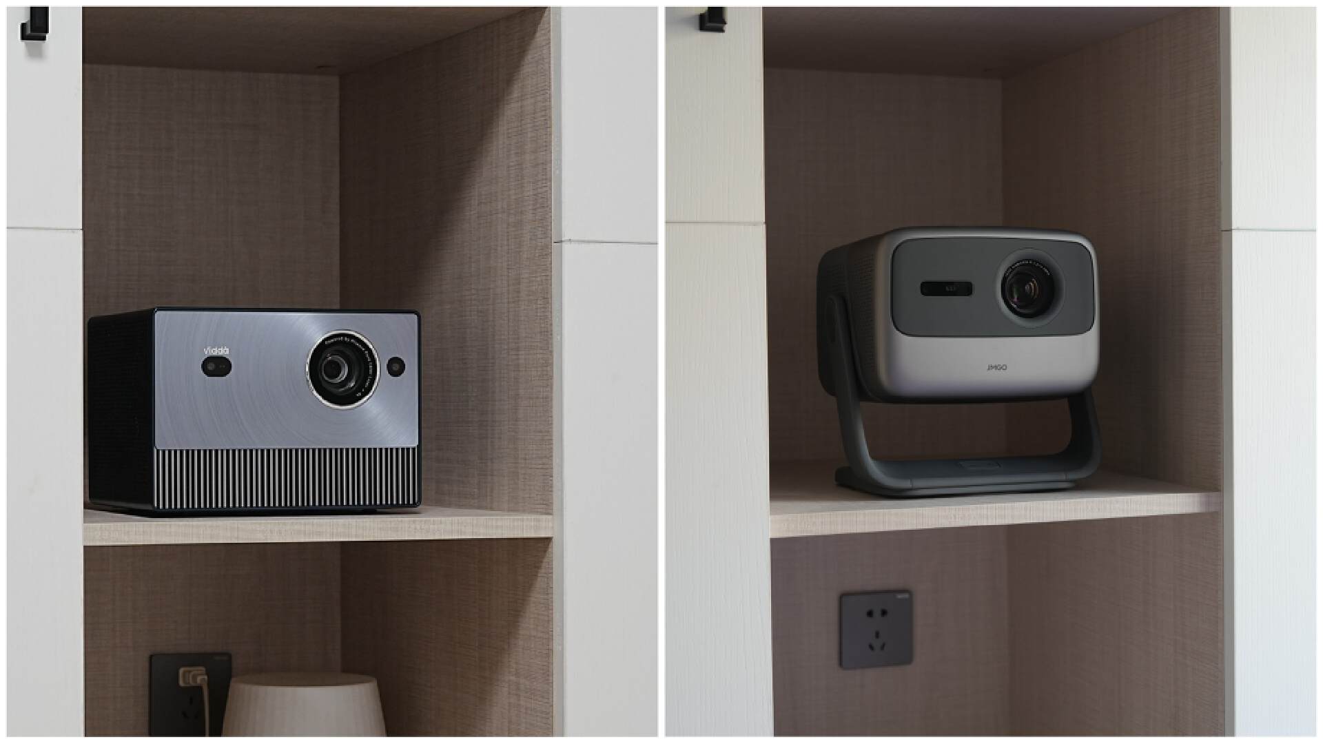 海信激光投影仪c1和坚果N1,坚果n1三色激光投影仪选什么幕布