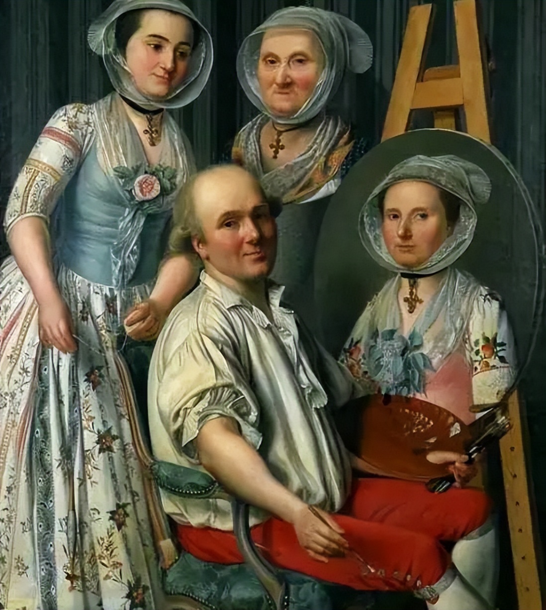 关于母亲的绘画大师,母亲节大师画中的母亲