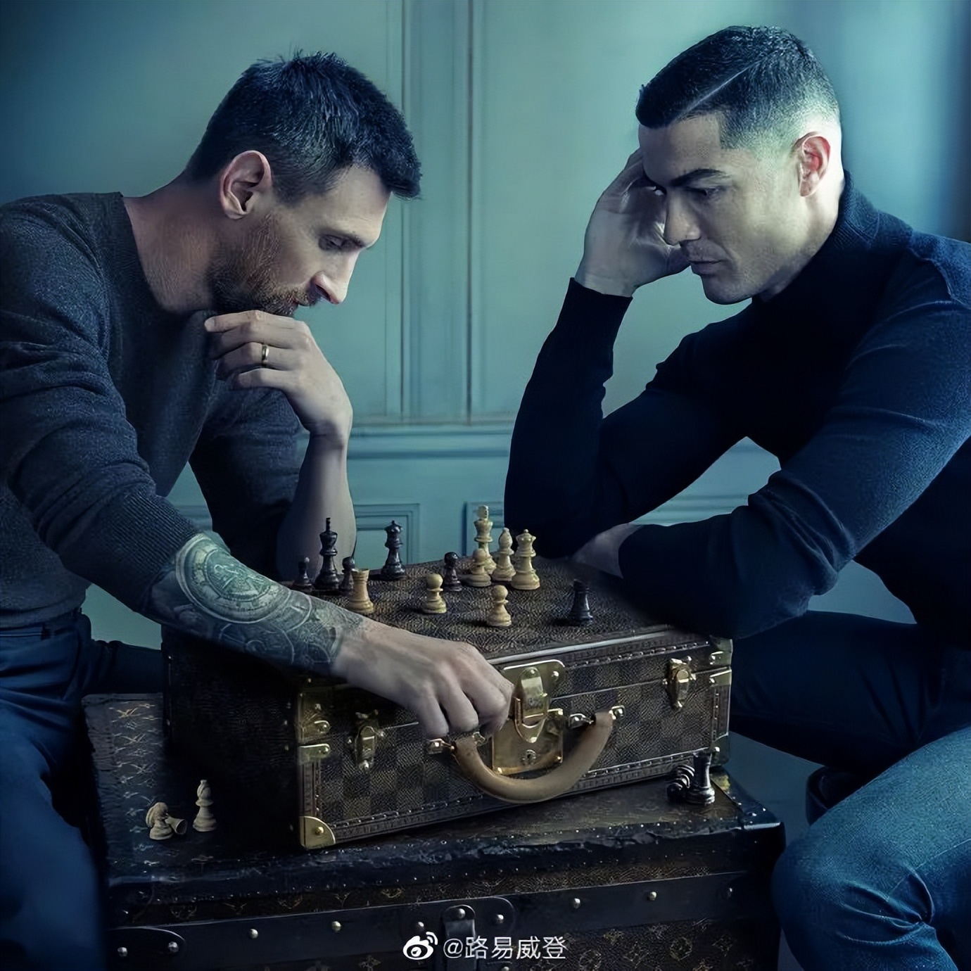 lv请c罗和梅西拍摄广告多少钱,lv邀请c罗梅西