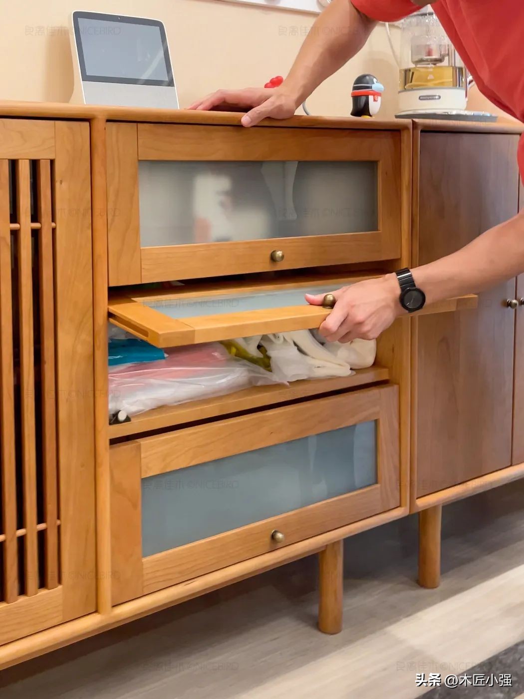 胡桃木极简大平层,北京180平大平层4房