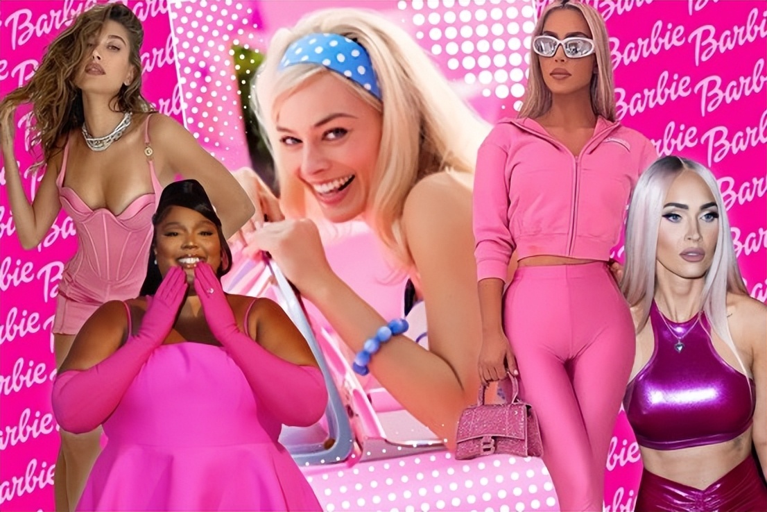 安妮海瑟薇红发造型亮相,安妮海瑟薇芭比粉色晚礼服