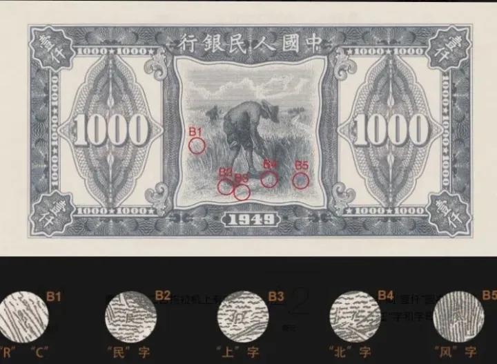 老纸币壹圆多少钱,三版人民币壹元暗记