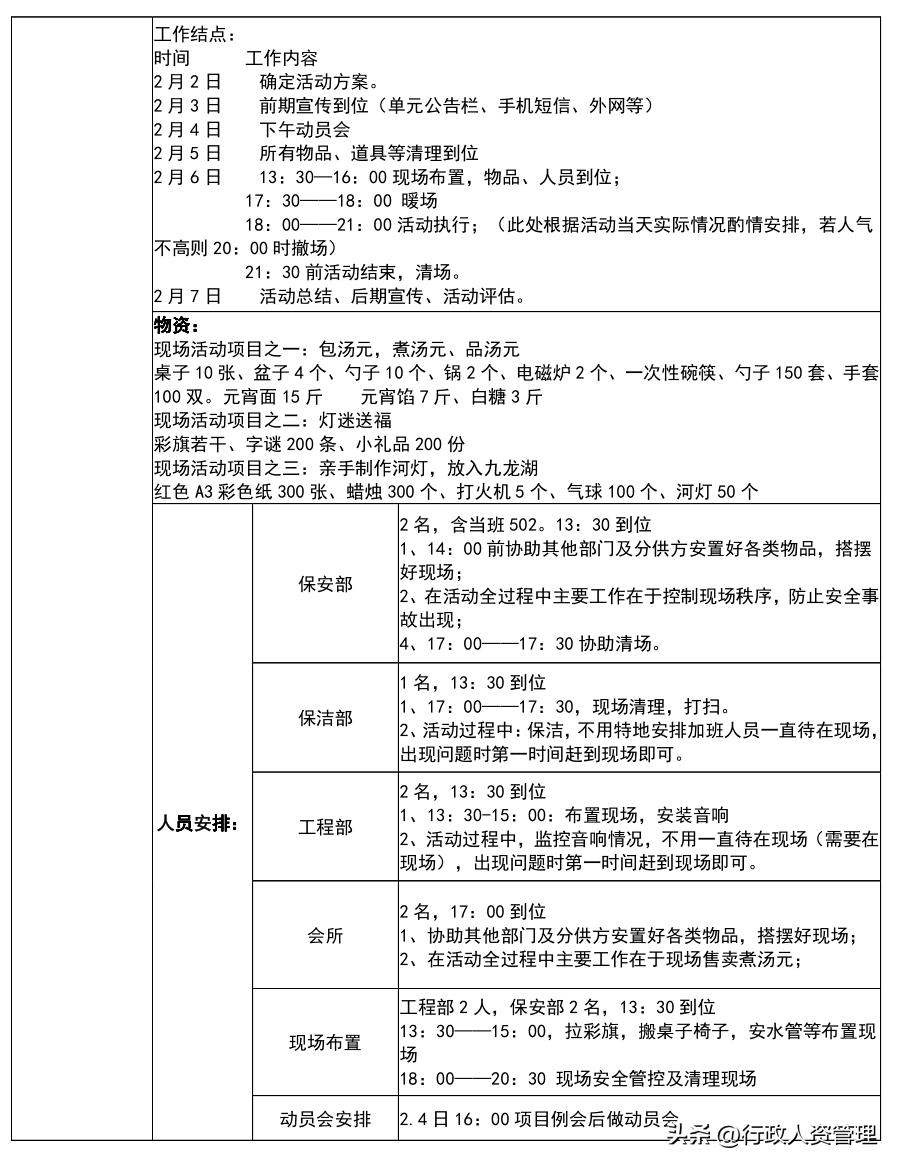 元宵节策划案活动背景,元宵节策划书模板