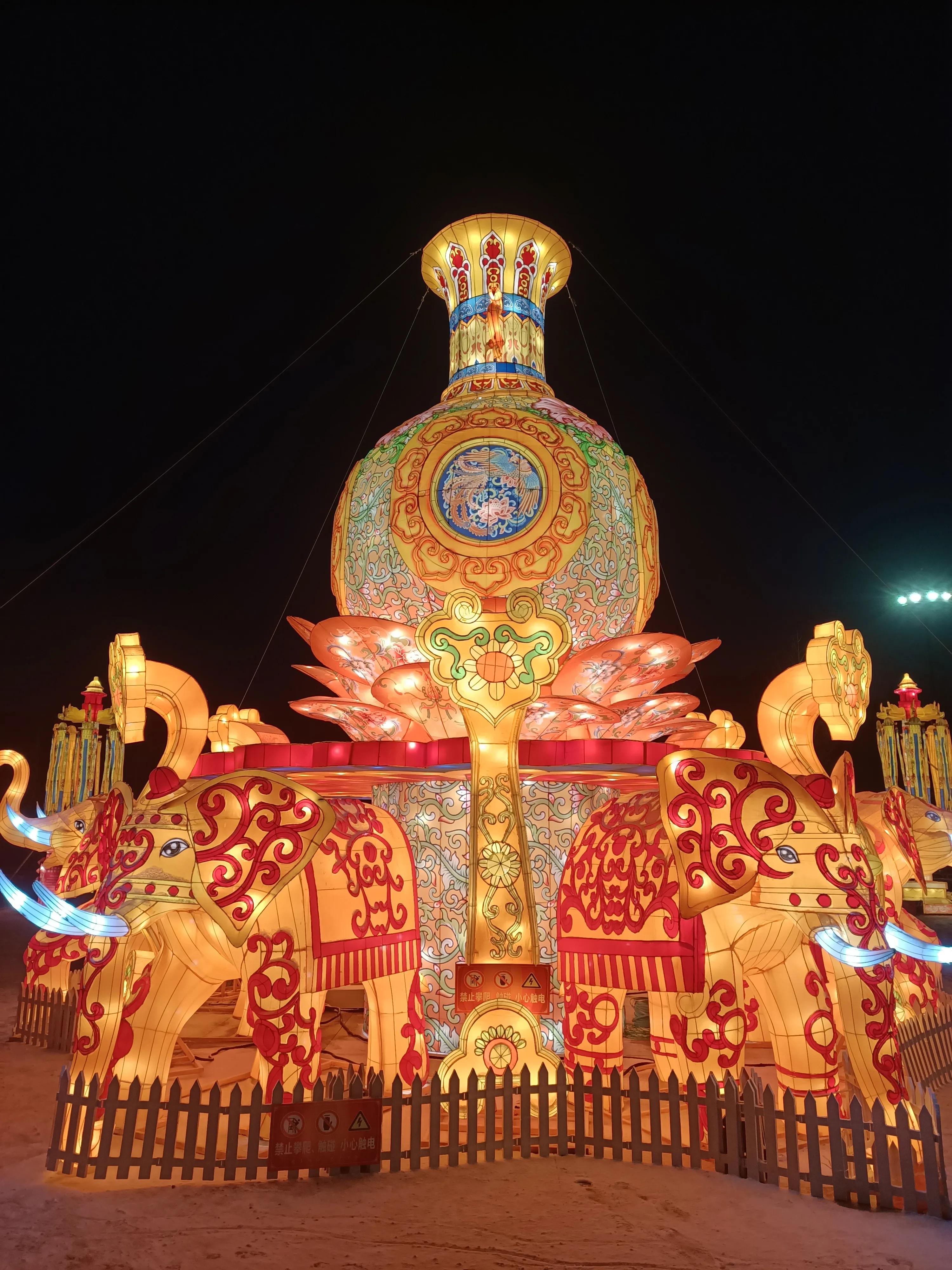 故宫元宵节花灯表演,故宫元宵节夜灯