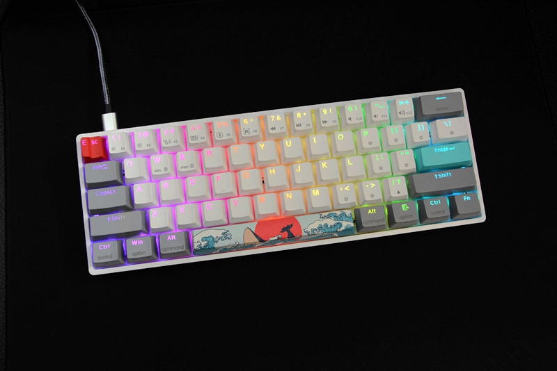 小呆虫珊瑚海机械键盘能不能改装,小呆虫gk96珊瑚海键帽