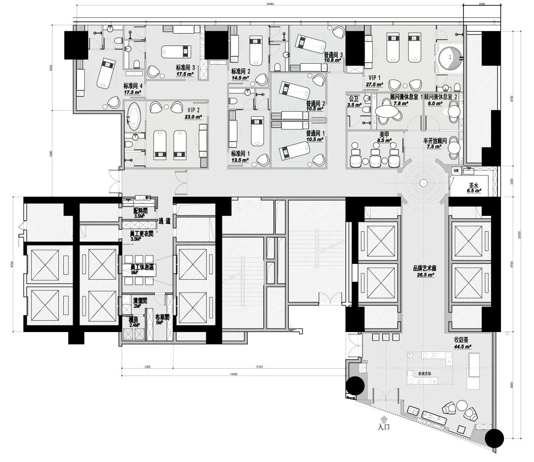 MOSOM墨森设计｜AEVUM奥斯芬KKONE店：呈演优雅风尚