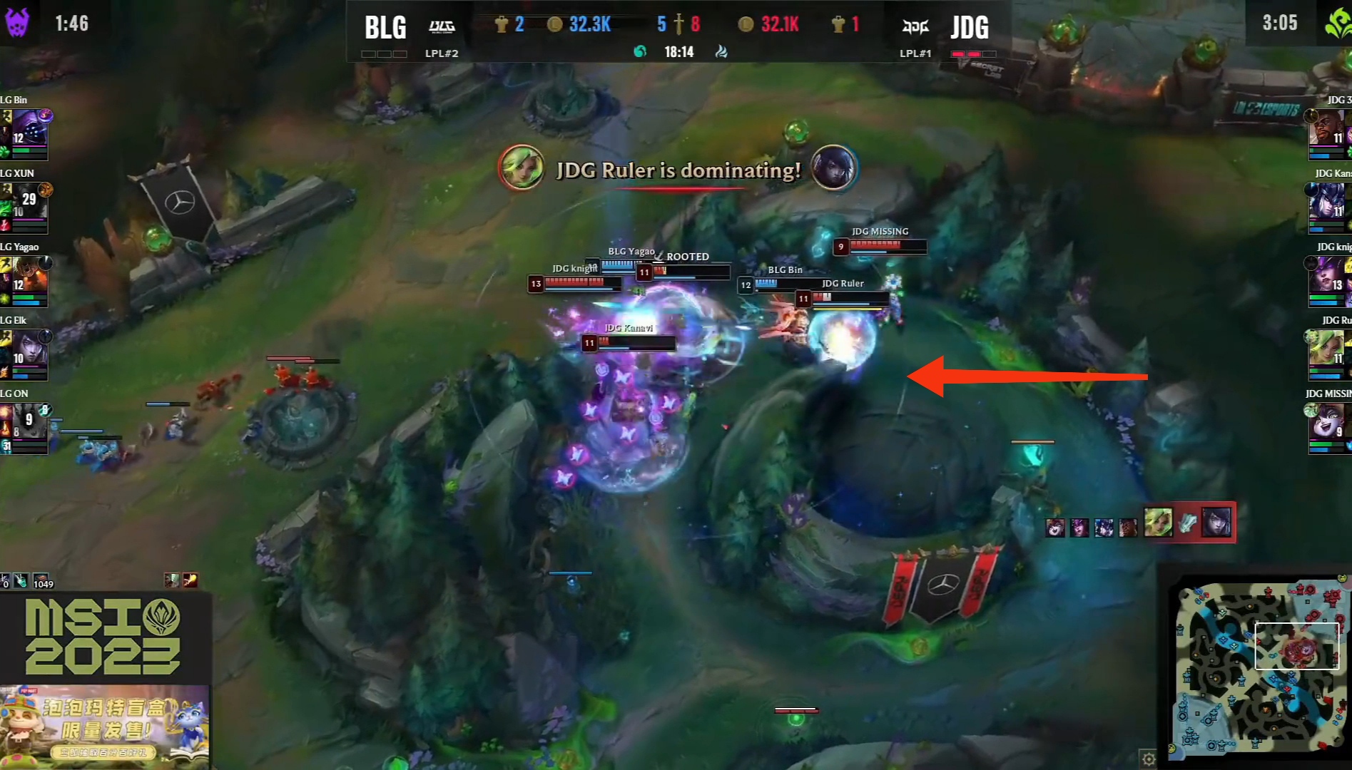 jdg3-0横扫blg韩国解说,jdg对战blg总决赛回放