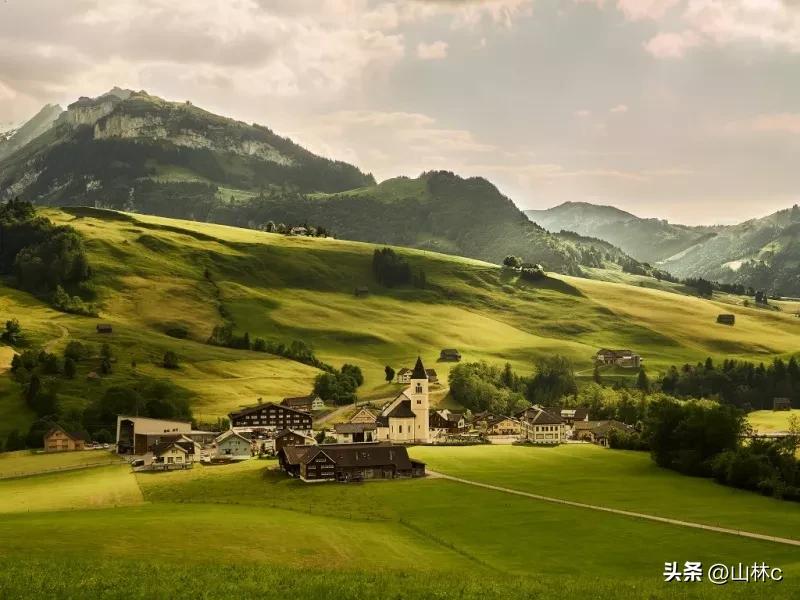 瑞士超清壁纸1080p,瑞士阿尔卑斯山雪山风景壁纸