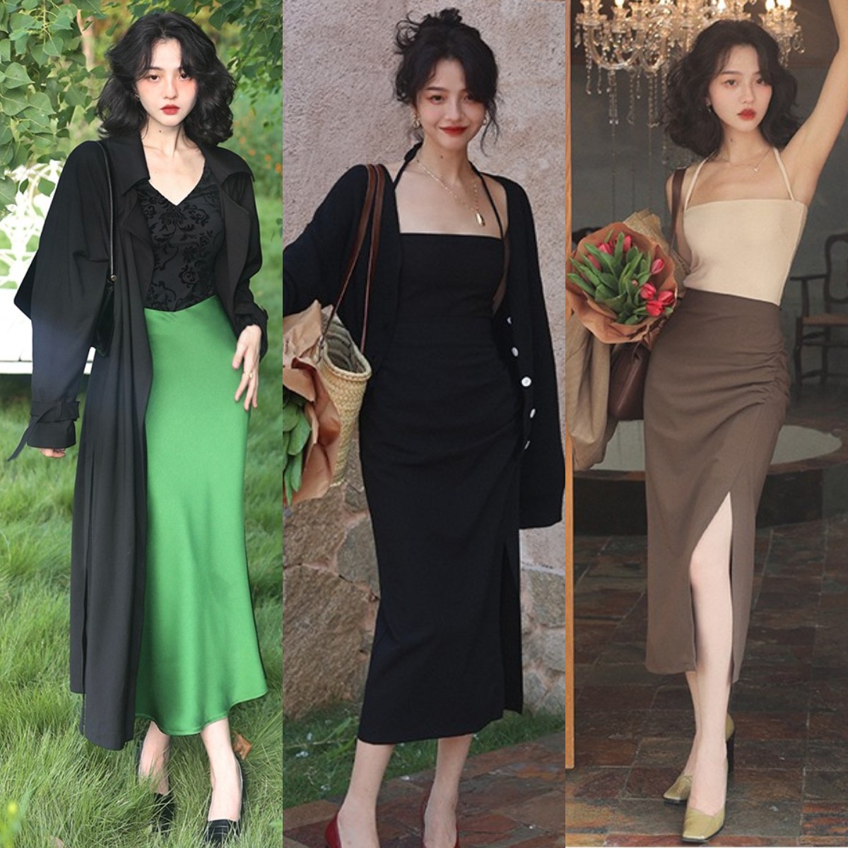 遮肚子显瘦裙子高档30岁,30岁穿裙子的穿搭