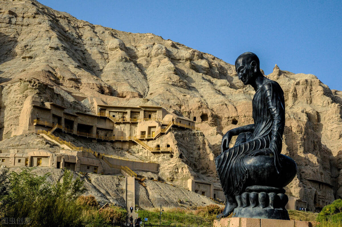 历史高僧鸠摩罗什真实样子,闻名遐迩的高僧鸠摩罗什