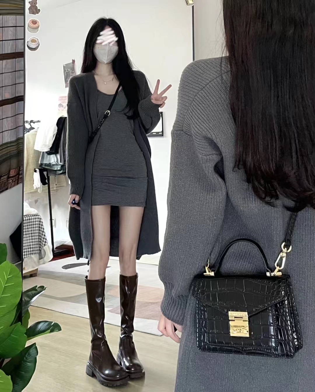 显高又显瘦的长筒靴,显瘦百搭又好看长筒宽靴