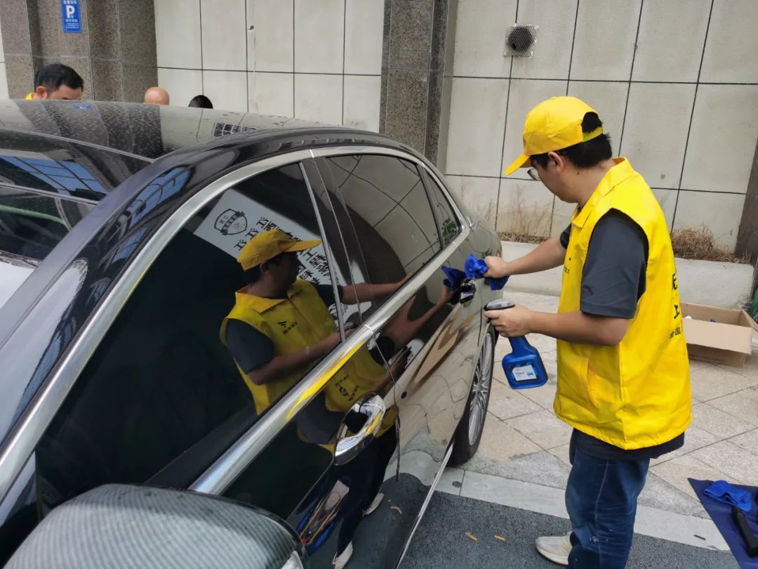 无水上门洗车需要什么设备,福州上门无水洗车