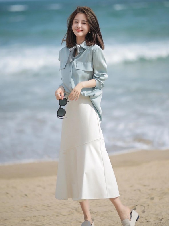 40岁穿衣搭配宽松牛仔裤女时尚,裙子裤子开春优雅时髦减龄好看