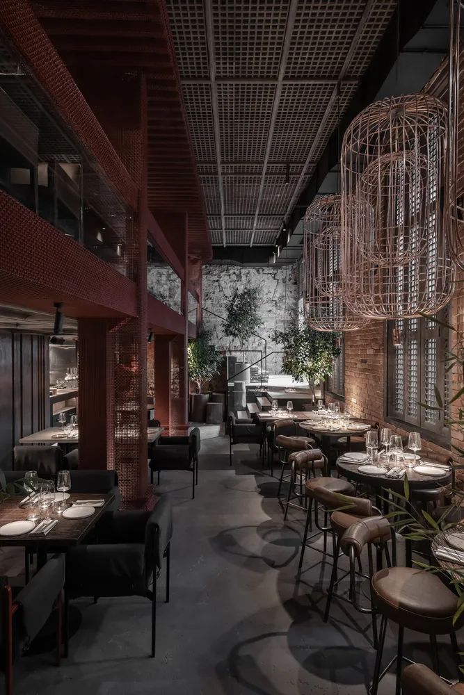 新型餐馆造型设计,创意餐馆设计效果图