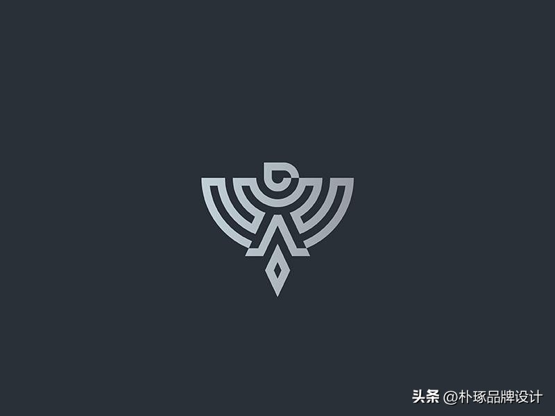 几何抽象标志logo设计,标志的构成元素logo