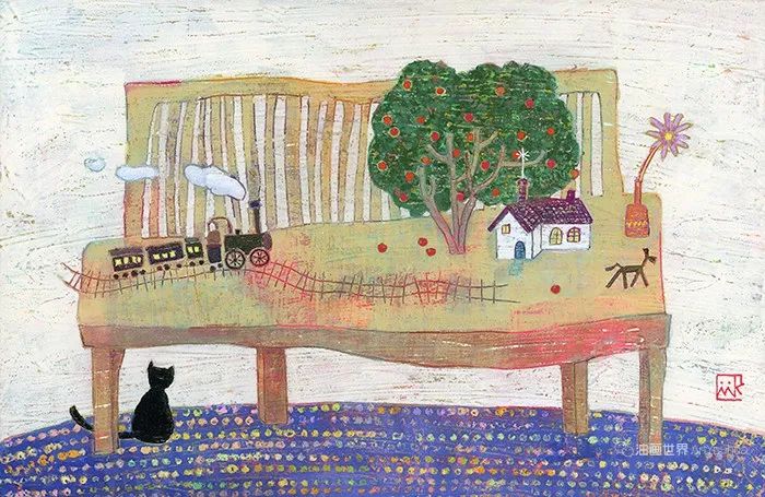 日本画家写生作品欣赏,日本水彩画家作品欣赏超美