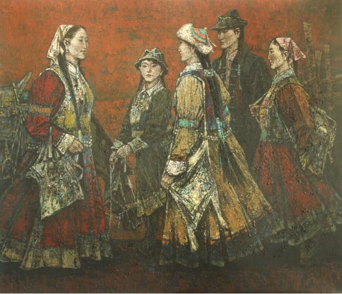 中央民族大学夏展油画作品,油画作品欣赏山东艺术学院