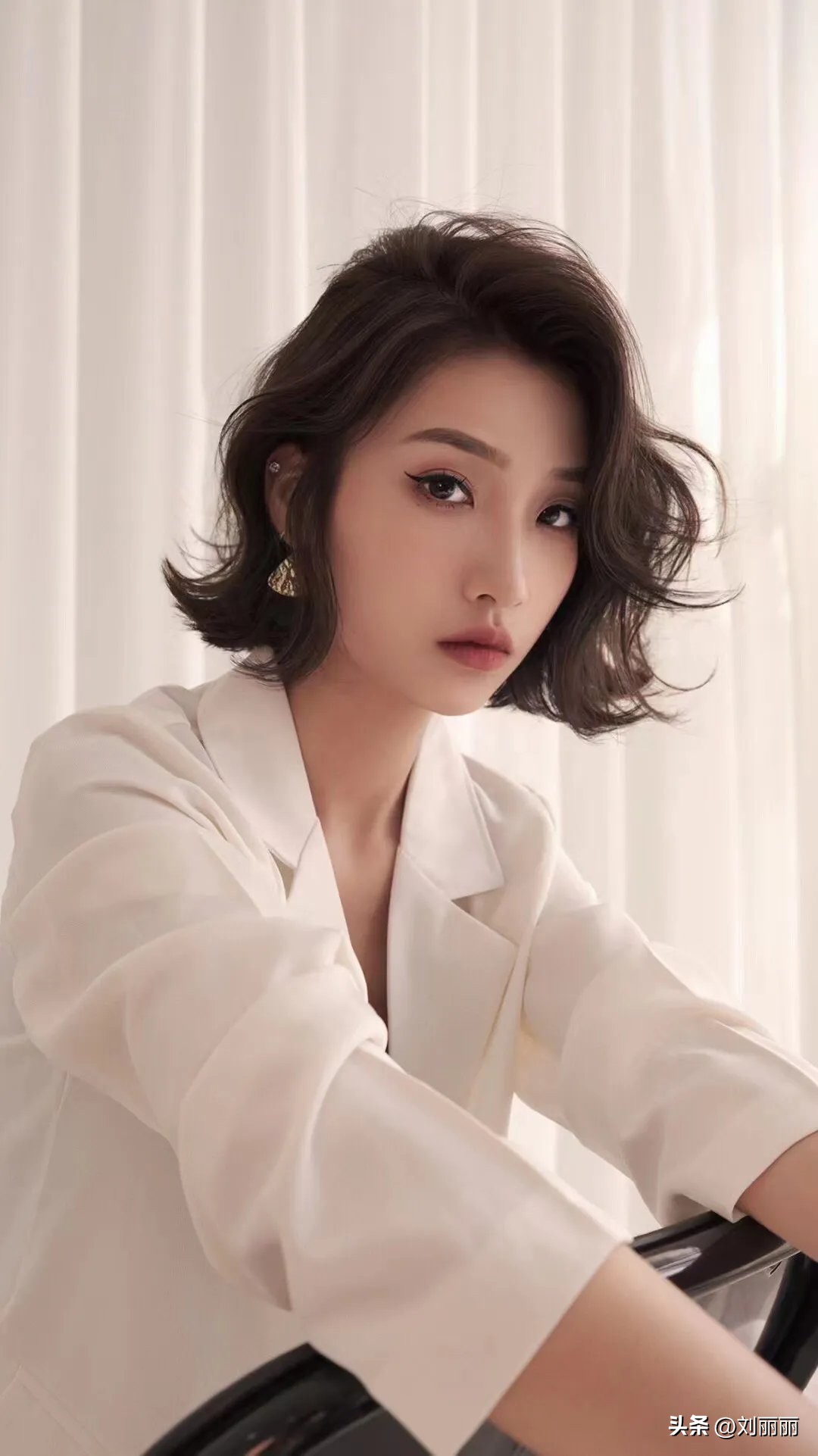 最流行的女士超酷短发,锁骨短发的新年百变造型