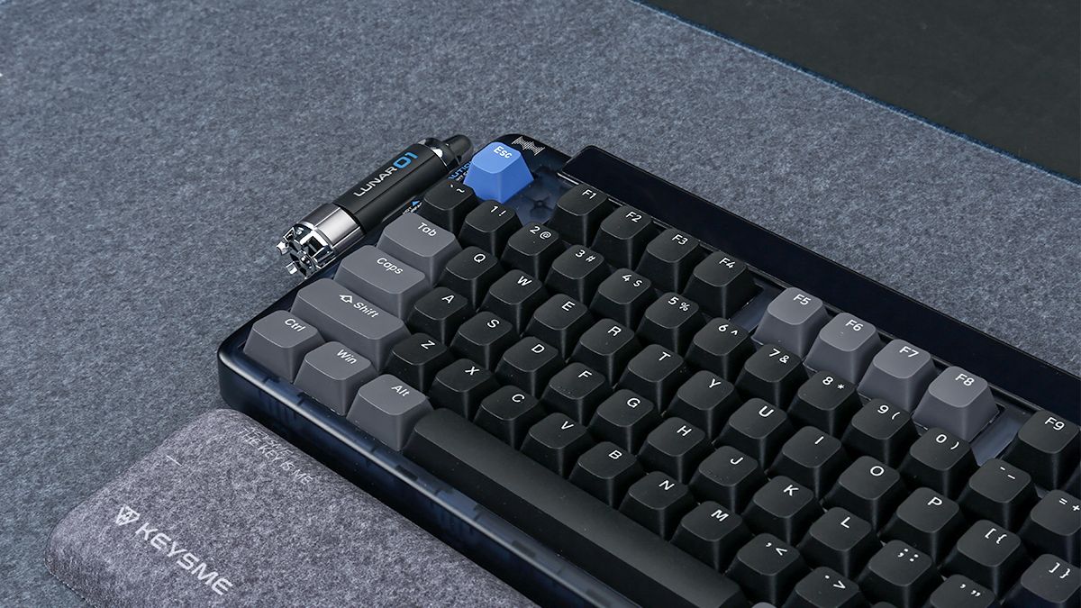 keychronk1机械键盘测评,lunar01键盘
