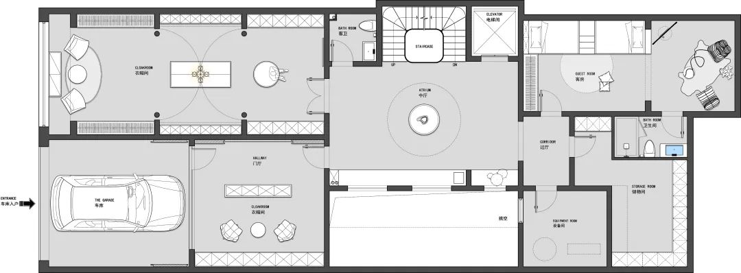 顶级豪宅设计团队,北京1000平别墅现代轻奢装修