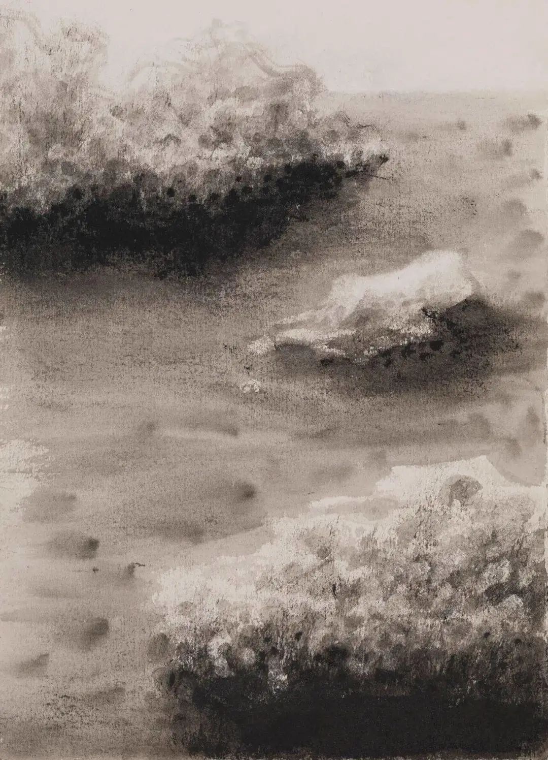 严谨细致的书法,水墨气韵生动的线描