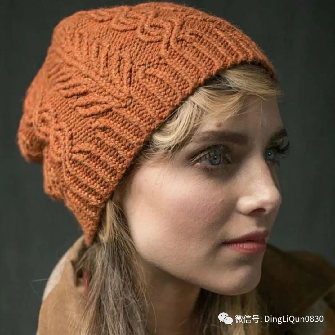 老人冬天钩针帽子图解,针织帽子款式大全