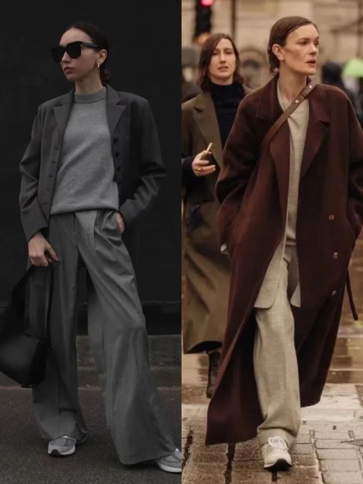 潮流运动鞋服穿搭,运动鞋怎么搭配粗腿衣服