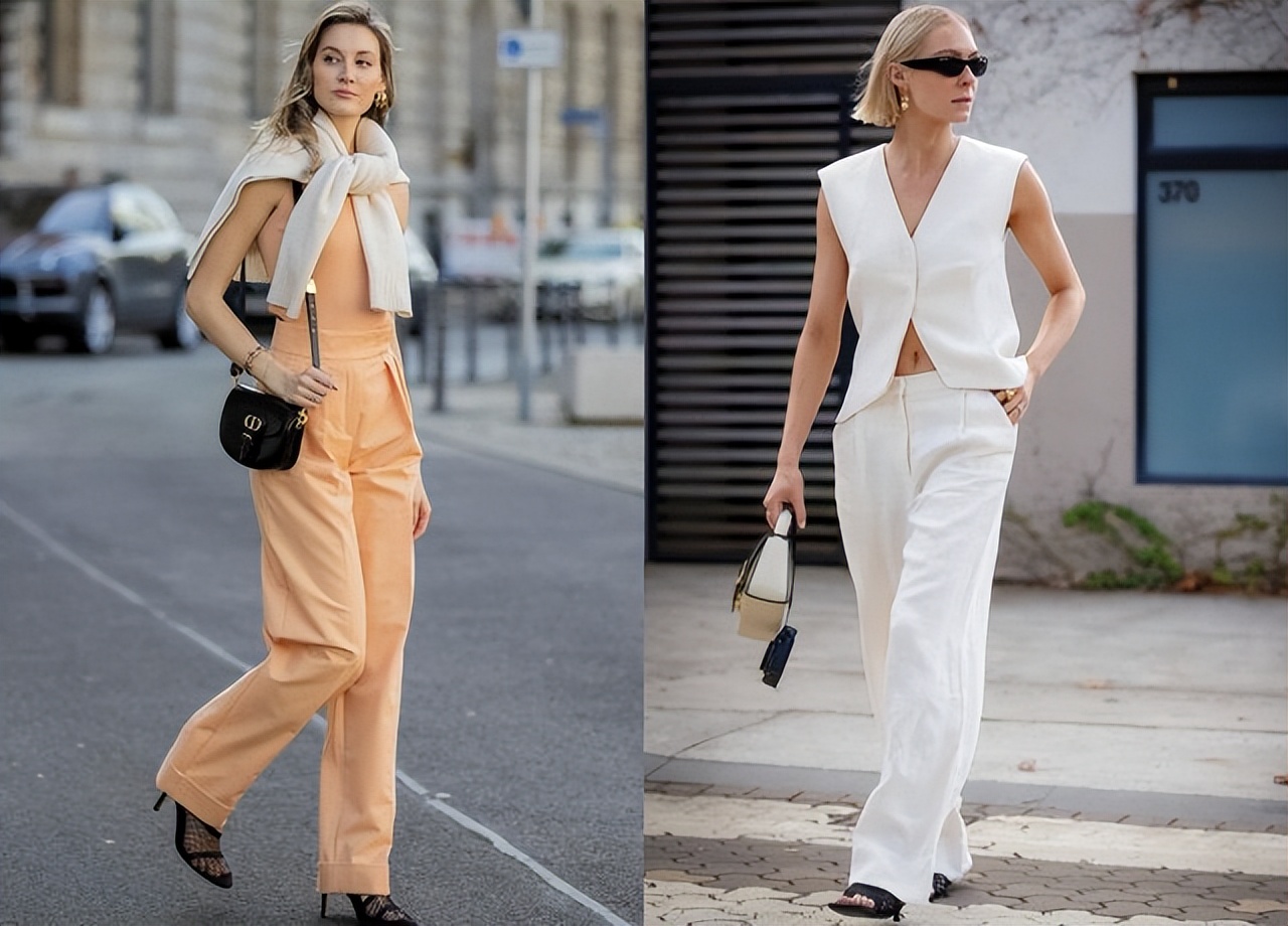 好穿又百搭的夏天套装,同色系套装高级洋气搭配