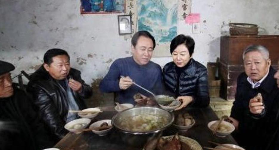 许家印祖屋对联,许家印老家树被砍