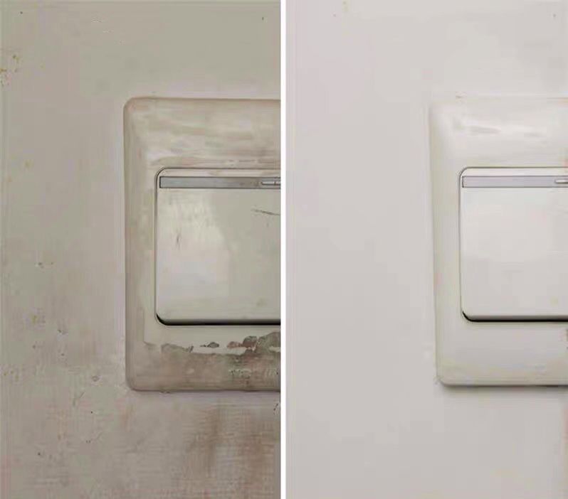 白墙泥点怎么去除,白墙钉子修补方法