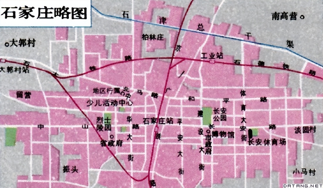 石家庄的长安街在哪里,石家庄长安中山路