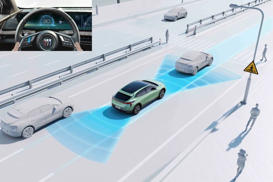 颜值和配置真的能打，别克E4纯电轿跑SUV上市