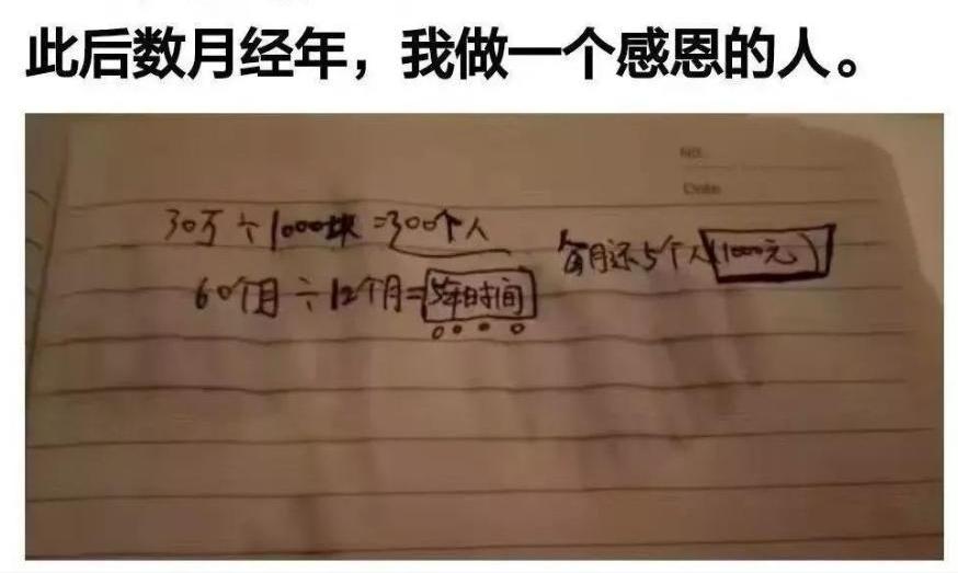 河南一女子发朋友圈借钱,河南一女孩发朋友圈借钱如今现状