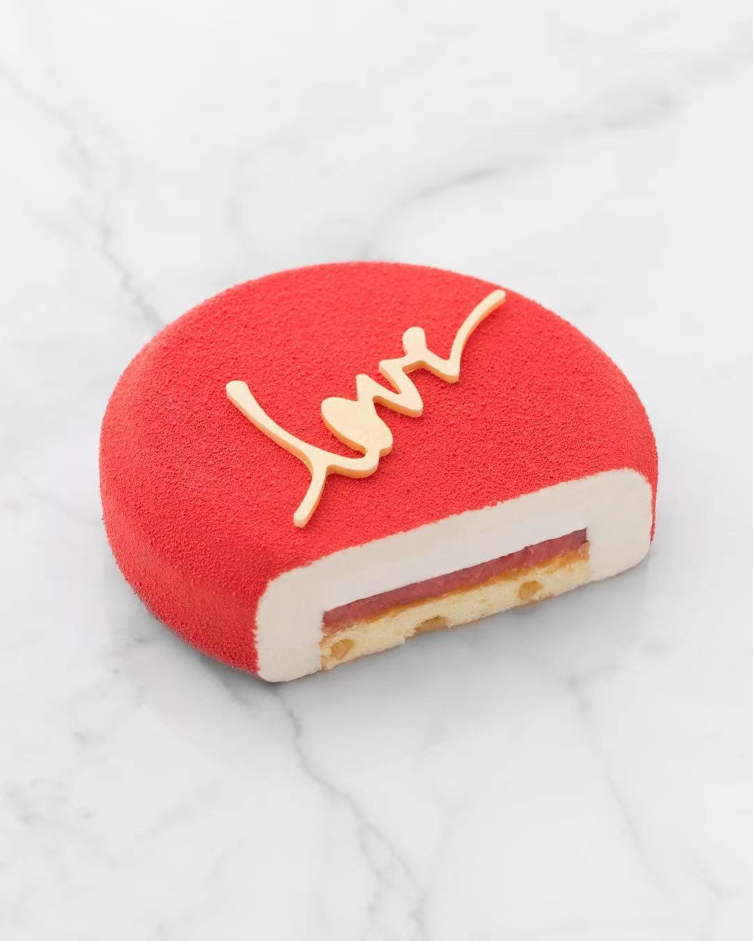 蛋糕切面,蛋糕两层夹心切面图片