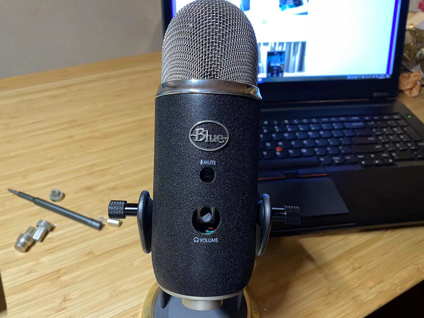 blueyeti麦克风怎么拆开,雪怪麦克风拆机