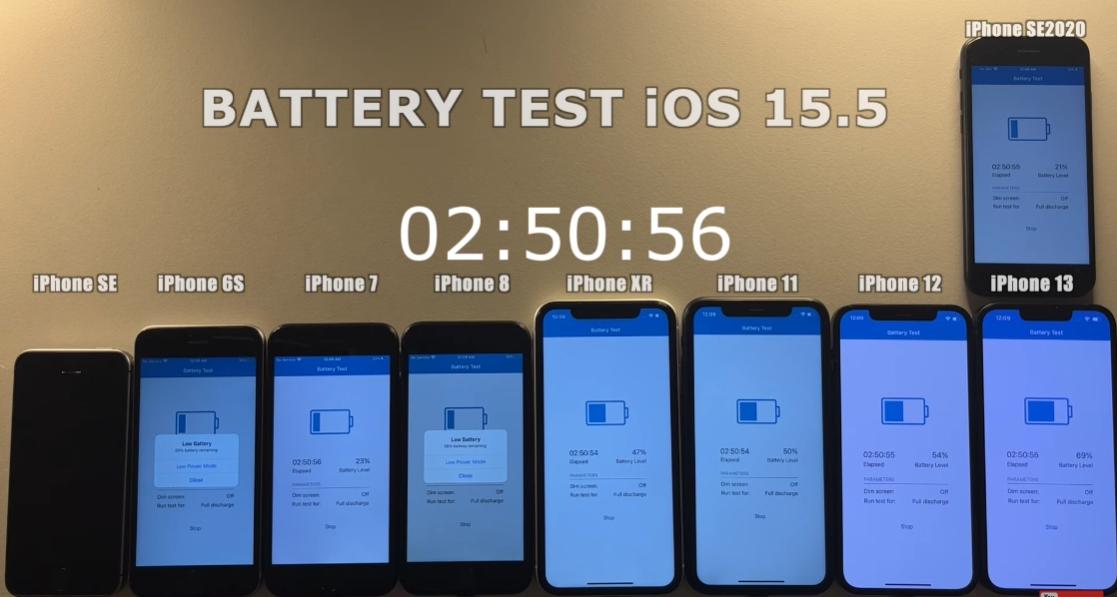 苹果8plus续航对比苹果13续航,iphone13mini续航和12mini续航