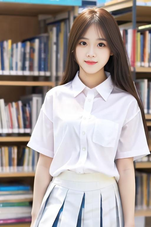 让人保护欲爆棚的女生图片,jk制服又甜又酷的元气少女