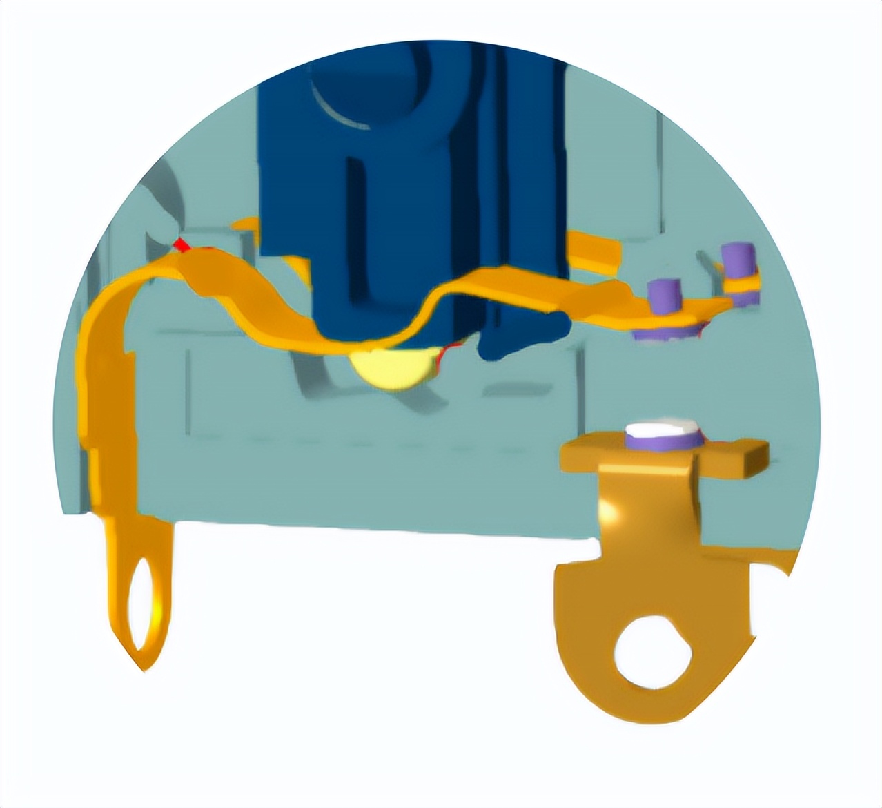 德丰按钮开关,德丰开关红色