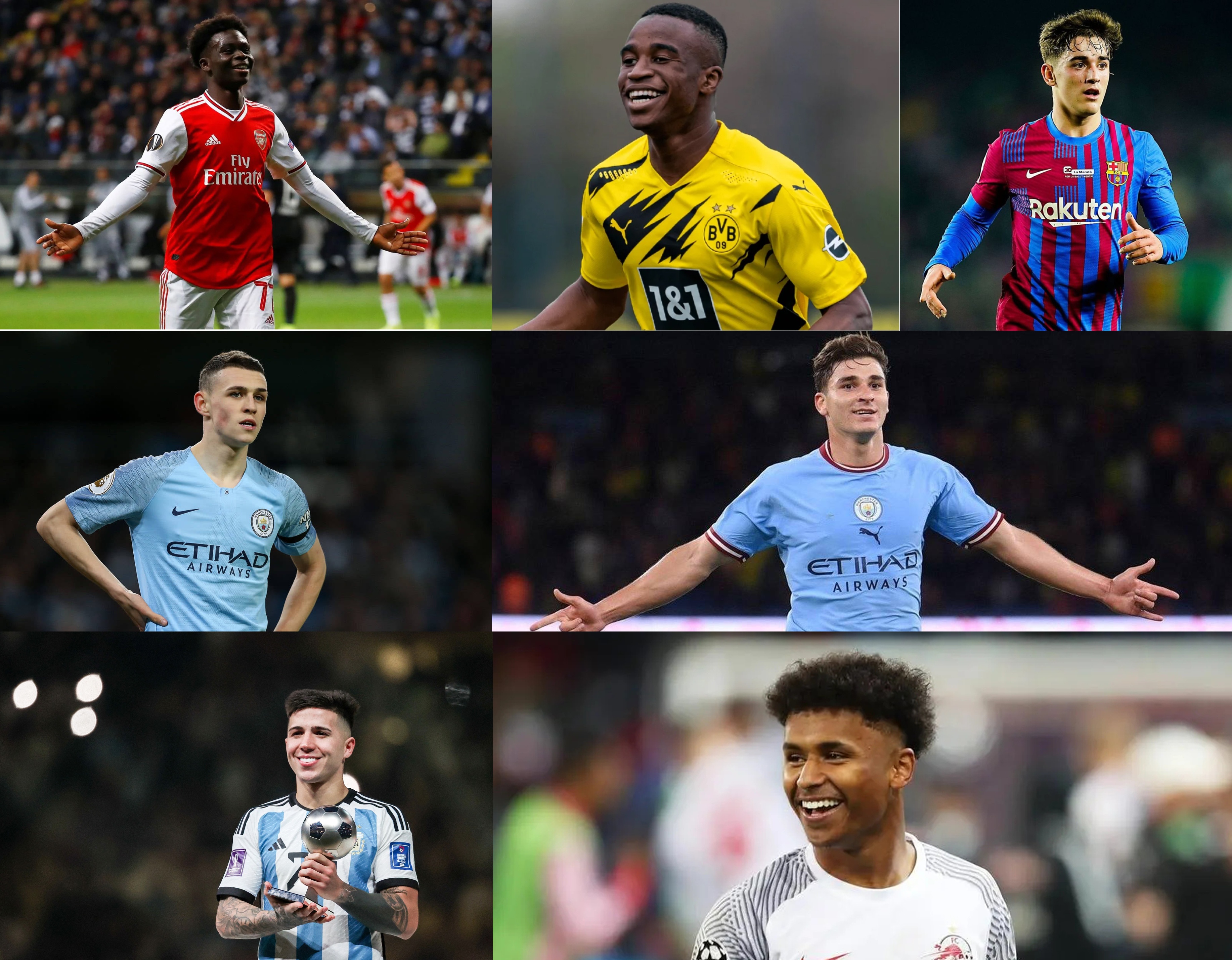 世界足坛50大希望之星,2022足坛十大未来之星