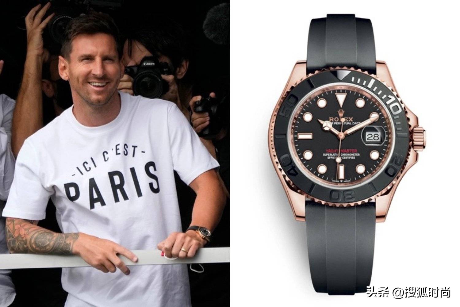 梅西来中国戴的表,梅西来北京穿搭