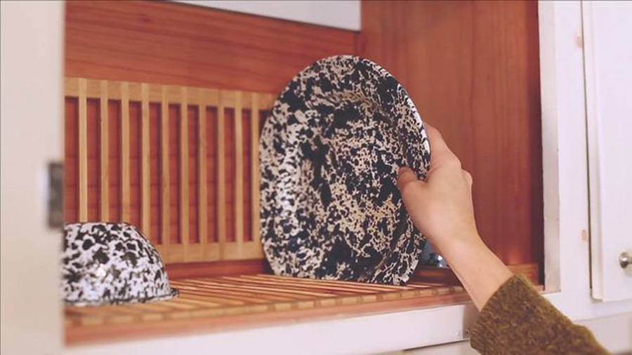 碗碟收纳技巧,碗碟餐具收纳自制