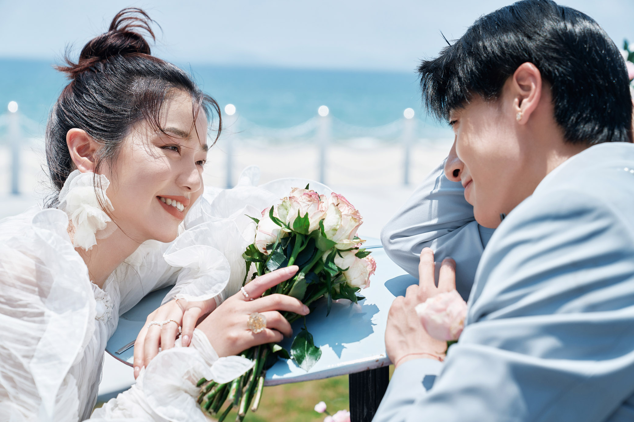 拍摄婚纱照怎么才能拍得更好看,婚纱照姿势pose