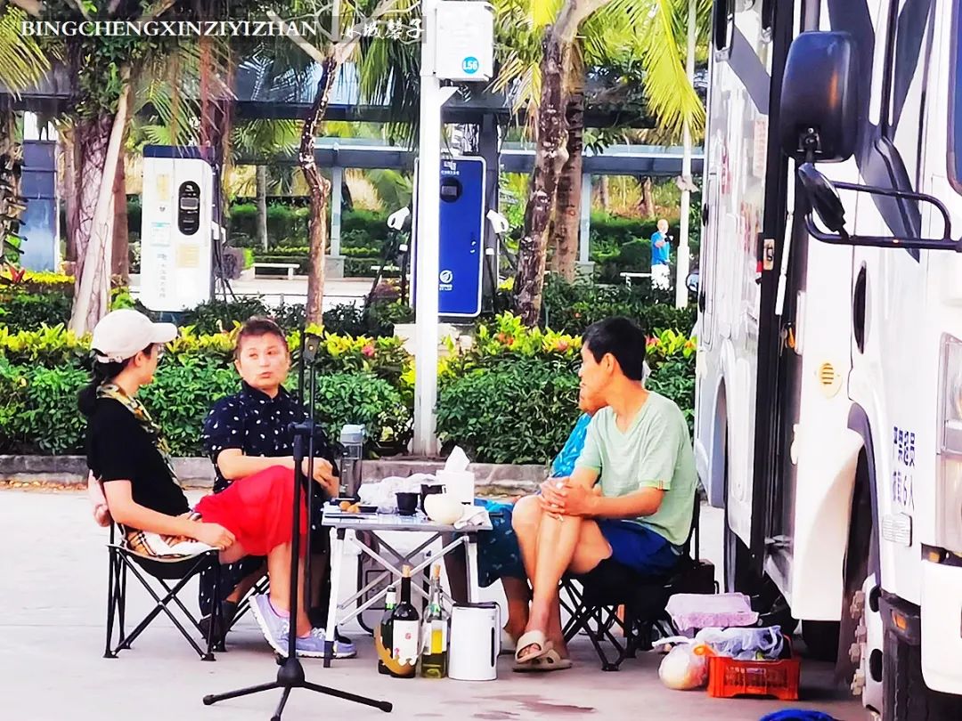 海南九所房车露营基地,三轮车自驾游穷游海南