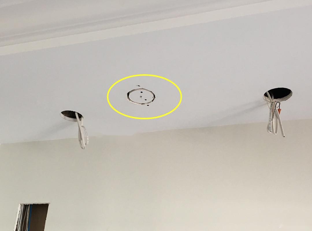 天花孔开大怎么解决,天花板开错孔补洞方法