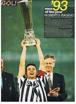 80后球迷心中的球星,老球员巴乔年轻的样子