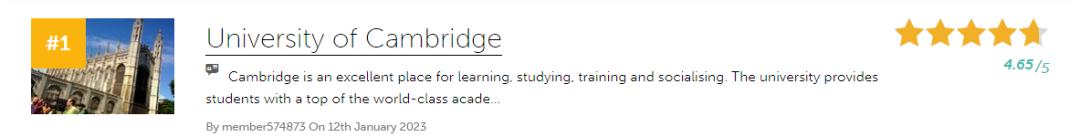 2021英国大学排名前100,2023年英国大学排行榜前十名