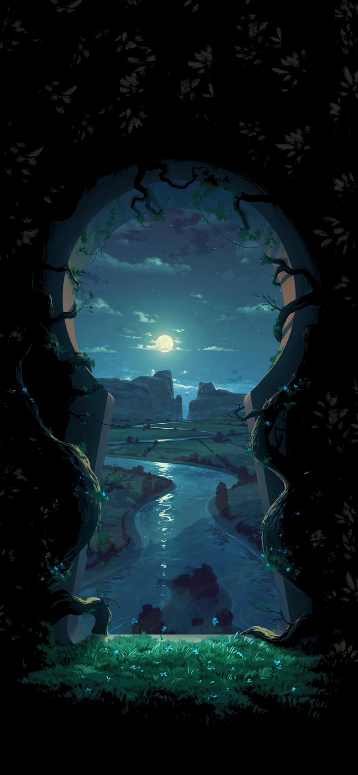 黑暗风壁纸超清全面屏,精选二次元暗黑壁纸