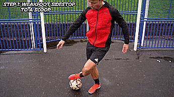 地面花式足球,花式足球技巧之地面舞蹈