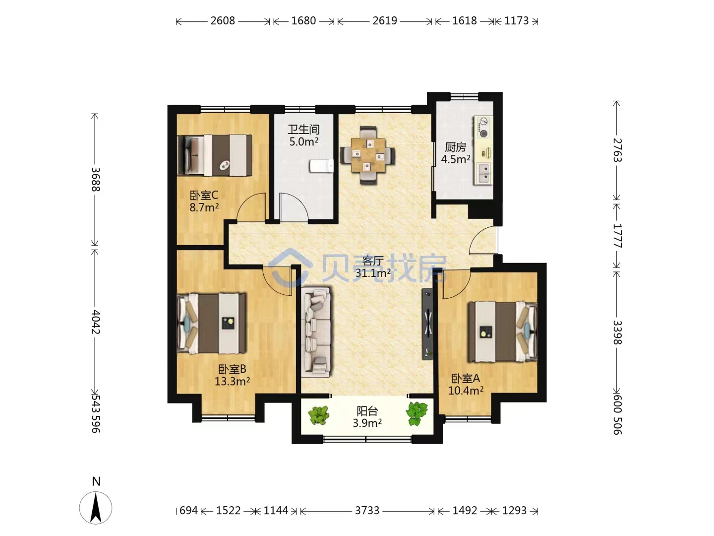 济南东边二手房推荐山水华府,济南历城区五六十平二手房出售