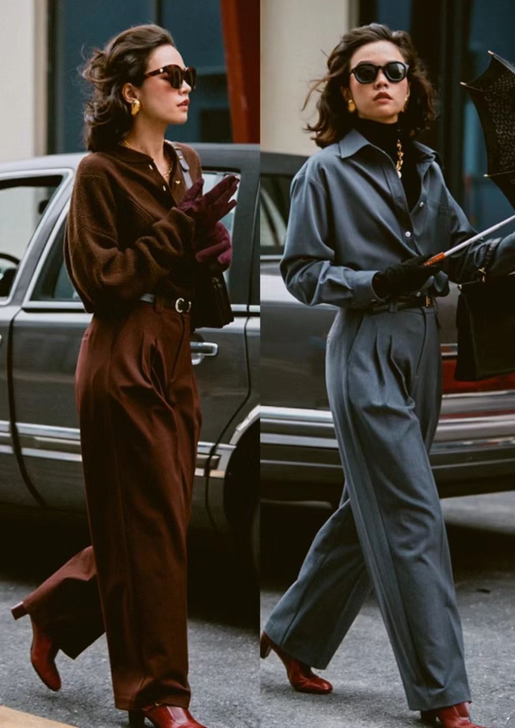 这个秋冬爱上“复古风”，优雅时尚又精致，邂逅更美的自己